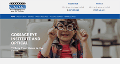Desktop Screenshot of gossage-eye.com